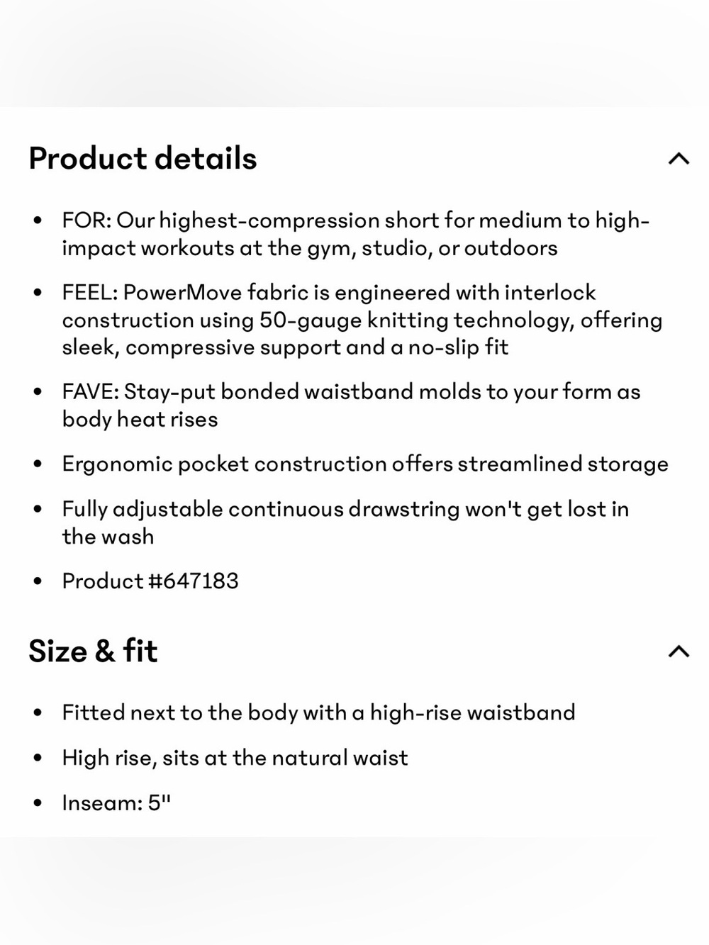 Athleta Interval Stash High Rise Short - Picture 9 of 10